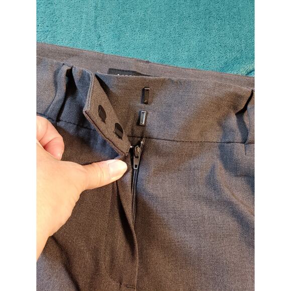 Larry Levine Dress Pants Size 12 Short Womens Gray Work Career Wide Leg NWT - Picture 9 of 16